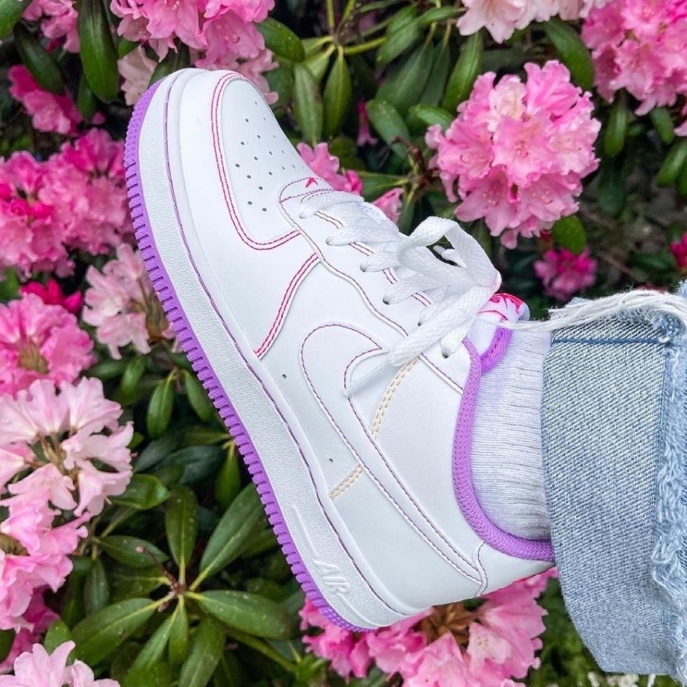 Air Force 1 low - Purple White Pink ๐ - Picture 4 of 4
